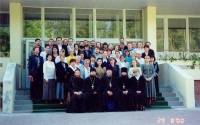 Протоиерей Александр Пивоваров - директор и священник в Православной школе-пансионе «Плёсково», 2000-2001 учебный год