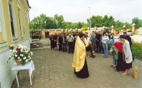 Панихида по Смолянинову А. Г. Июль 2004