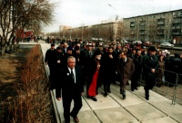 На открытии храма вмч. Георгия Победоносца, г. Новокузнецк (2-я Городская больница)