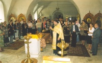 Панихида по Смолянинову А. Г. Июль 2004