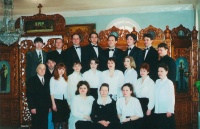 Хор Вознесенского кафедрального собора. Регент — Татьяна Реморова. 2002 год